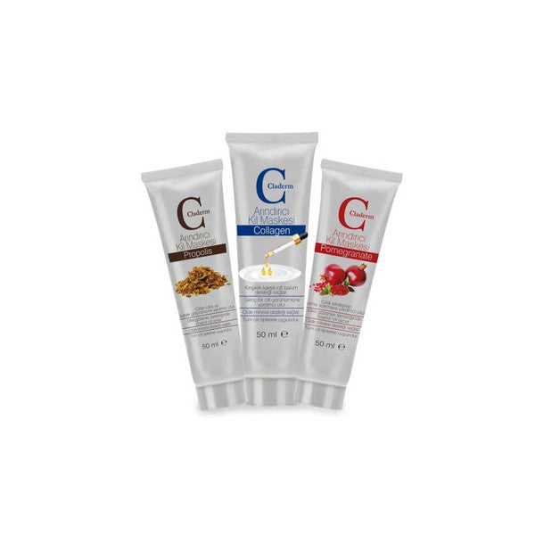 Claderm 50Ml 3 Pieces (Propolis-Collagen-Pomegranate) Advantage Package