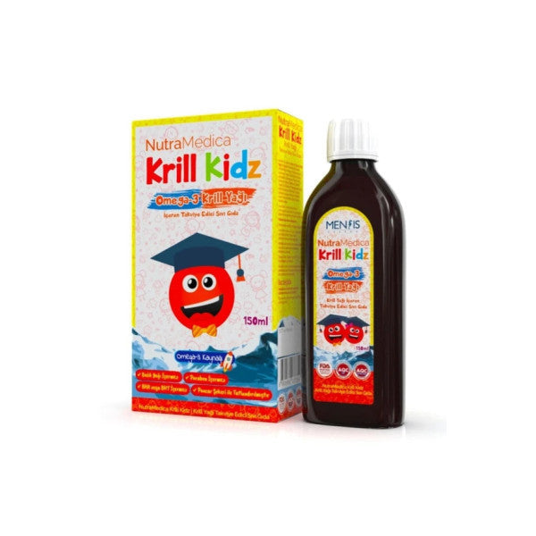 Nutramedica Krill Kidz Omega-3 150 Ml Syrup Supplementary Liquid Food Containing Krill Oil