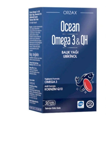 Ocean Omega 3 ve QH 30 Yumuşak Kapsül