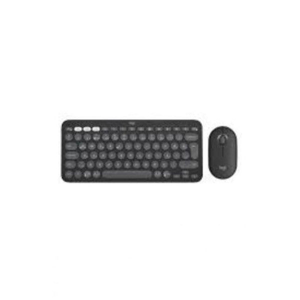 Logitech 920-012245 Graphite Pebble 2 Combo Multi Silent Wireless Turkish Q Keyboard Mouse Set