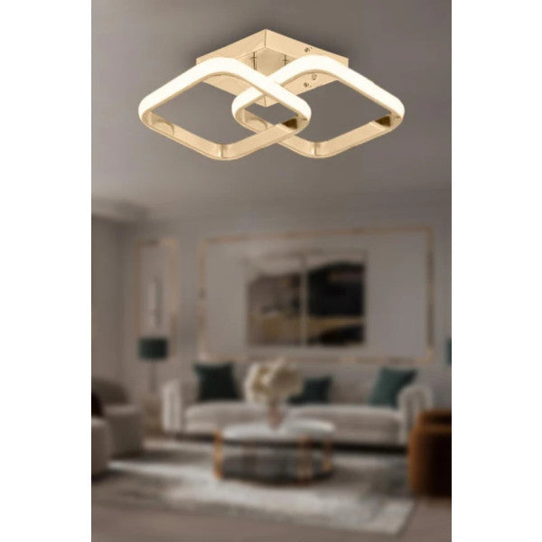 Eray Lighting 9253 Led Gold Plafonyer Chandelier