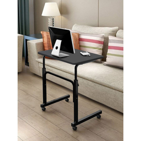Height Adjustable Laptop Stand And Study Desk - Anthracite (With Wheels)
