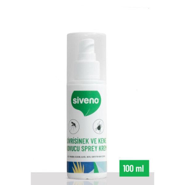 Siveno Mosquito And Tick Repellent Spray Cream Herbal For Whole Body Family Size 100 Ml