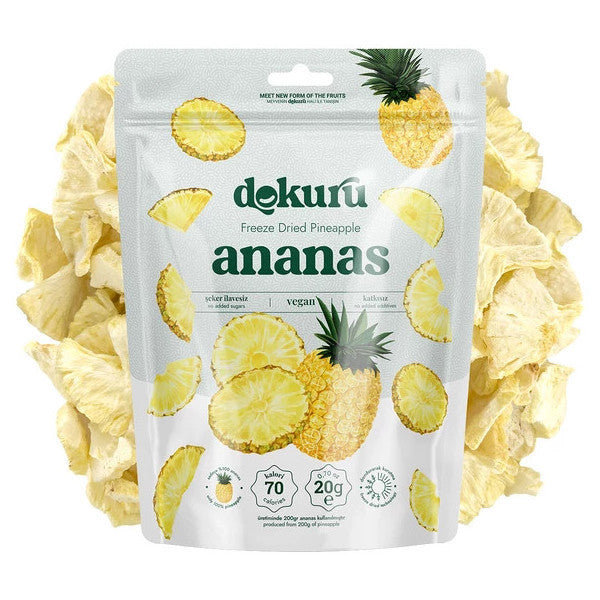 Freeze Dried Pineapple Fruit Chips 20Gr