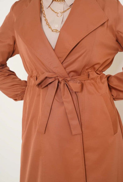 Tunnel Belted Tan Trench Coat