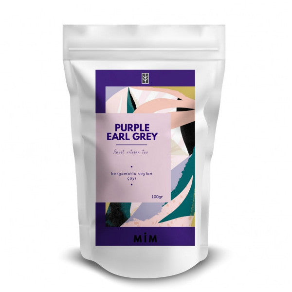 Purple Earl Grey Tea - Ceylon Tea With Bergamot 100Gr