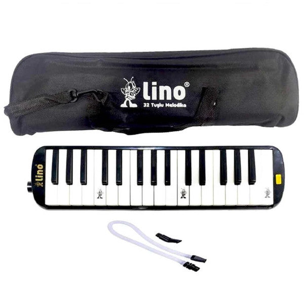 Lino 32 Key Melodika With Case Black
