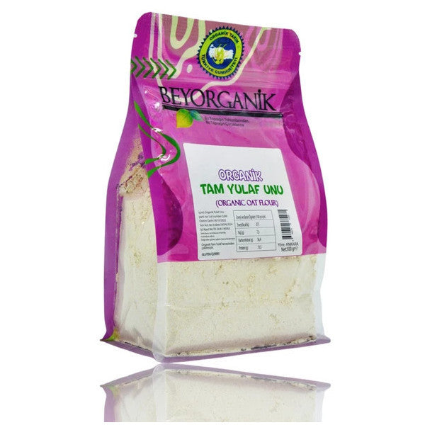 Organic Whole Oat Flour 500Gr 100% Local Oatmeal