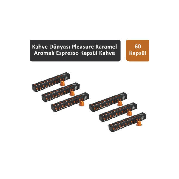 Kahve Dünyası Caramel Flavored Capsule Coffee 60 Capsules