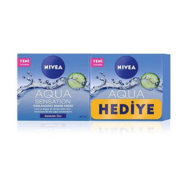 Nivea Aqua Sensation Revitalizing Care Cream 50 Ml X 2 Pieces