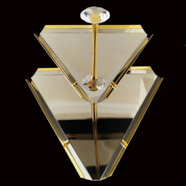 Tiamo Diamond Gold 2 Katmanlı Paslanmaz Çelik Sunum Plakası
