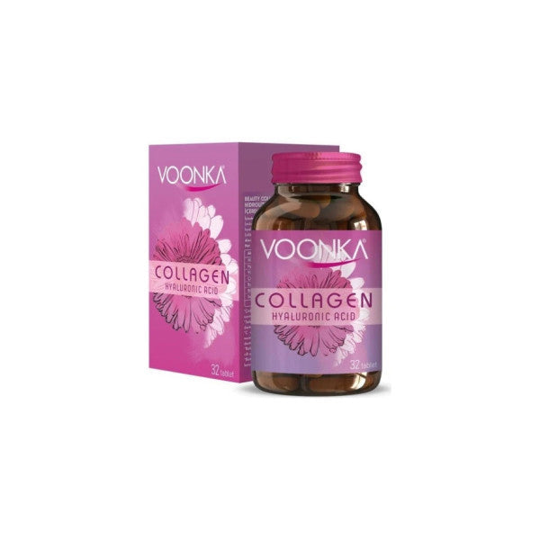 Voonka Collagen Hyaluronic Acid 32 Tablets 2 Pieces