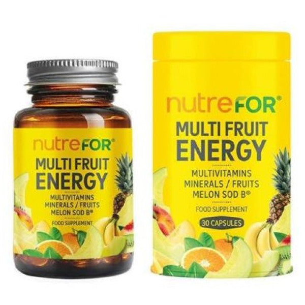 Nutrefor Multi Fruit Energy 30 Capsules | Vegetable And Fruit Extract