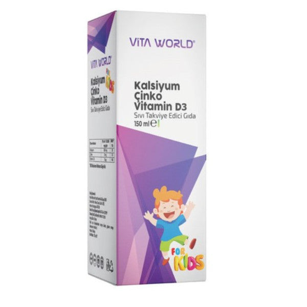 Vita World Calcium Syrup 150 Ml