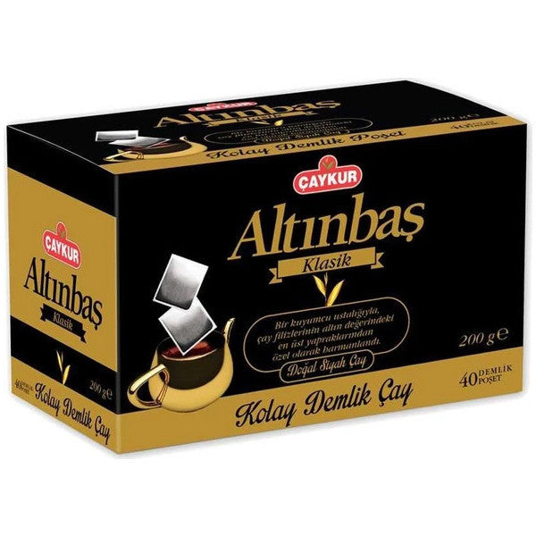 Çaykur Altınbaş Classic Black Teapot Tea Bags 4 Pack 40 X 5 G