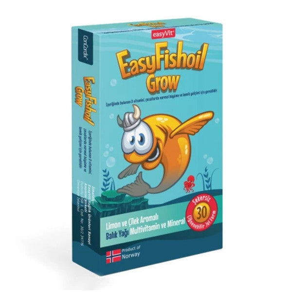 Easyfishoil Grow 30 Chewable Gel Tablets