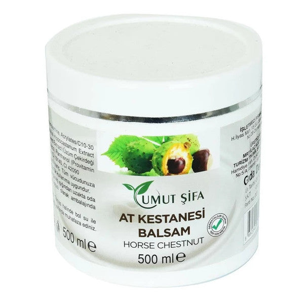 Umut Healing Natural Horse Chestnut Balsam Horse Chestnut Cream 500Ml