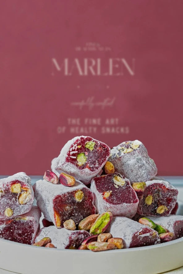 Marlen Premium Pomegranate Pistachio Wick Turkish Delight 1000G