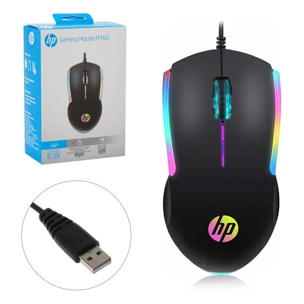 Hp M160 Wired Gaming Mouse 1000Dpı Led