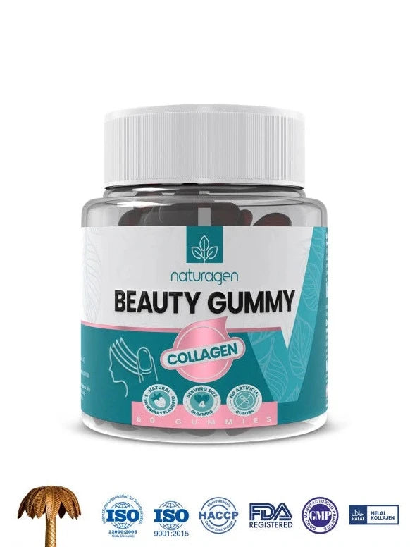 Naturagen Gummy 60 Pieces Chewable Form Containing Type1 & Tip3 Collagen