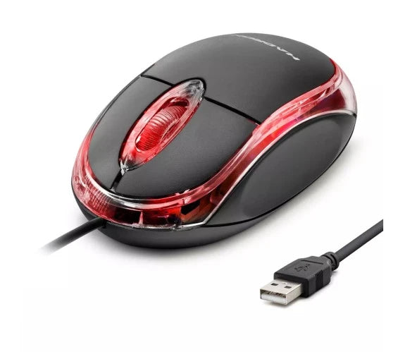 Hadron H5601 Wired Lighted Mouse Optical Mouse