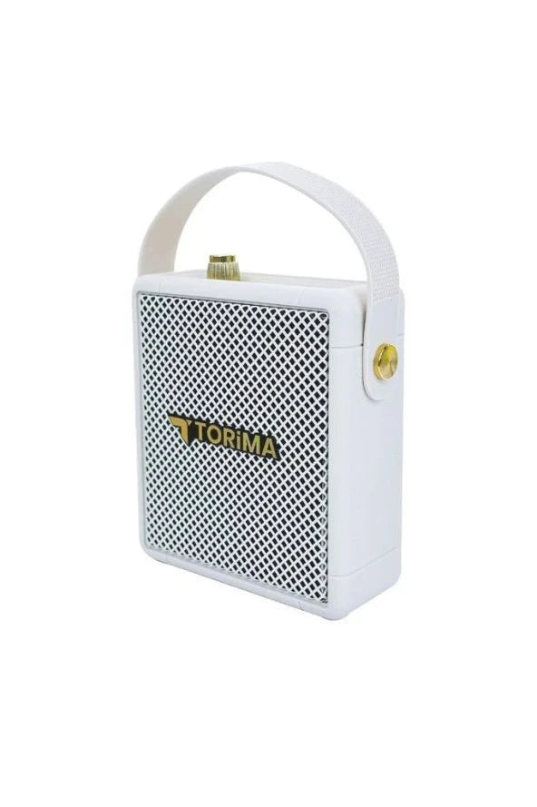 Torima White D21 Portable Design Bluetooth Speaker