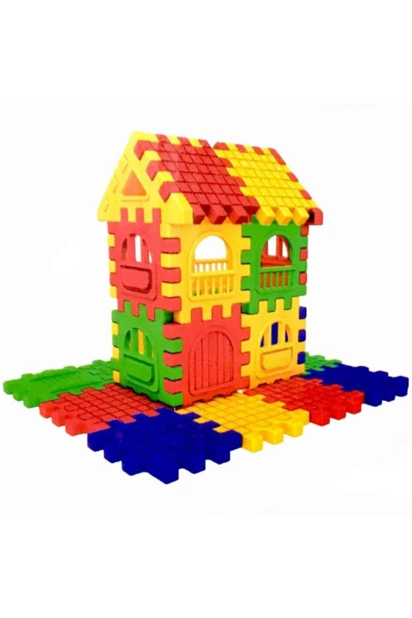 Dede Puzzle City 3D Building And Design Blocks 128 Pieces