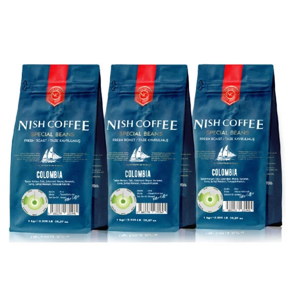 Nish Filter Coffee Colombia 3 X 1000 Gr