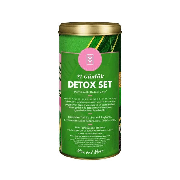 Mim And More 21 Day Orange Detox Tea Detox Set