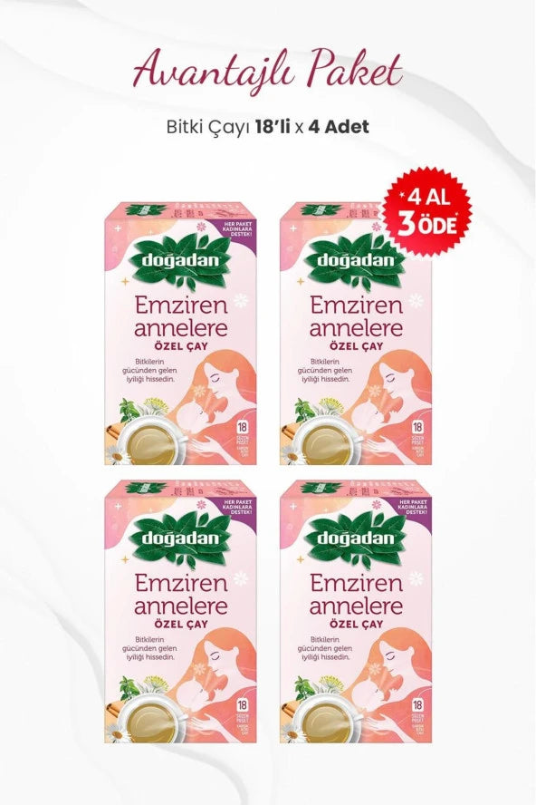 Buy 4, Pay 3 From Doğan Special Herbal Tea For Breastfeeding Mothers