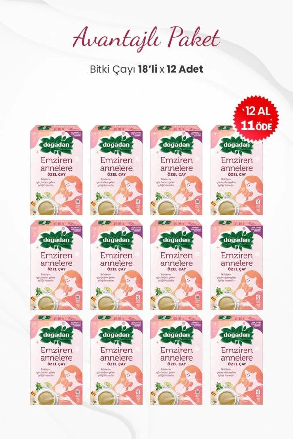 Buy 12, Pay 11 From Doğan Special Herbal Tea For Breastfeeding Mothers