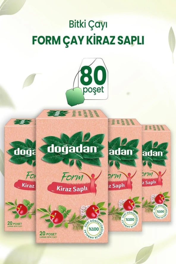 Doğadan Form Tea With Cherry Handle 20Pcs