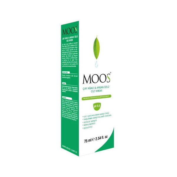 Moos Tea Tree And Argan Oil Skin Cream 75Ml