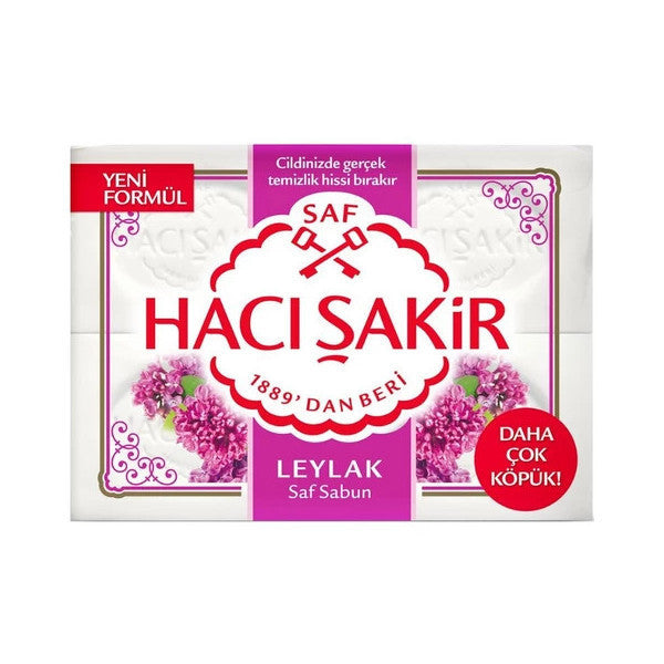 Hacı Şakir Lilac Bar Soap 4 X 150 Gr X 2 Pieces