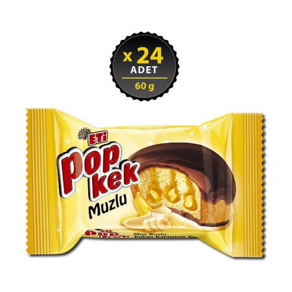 Eti Popkek Banana 60 G X 24 Pieces