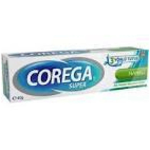 Corega Super Denture Adhesive Cream Mint 40 Gr