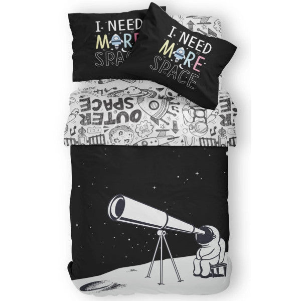 Space Dude Single Duvet Cover Set