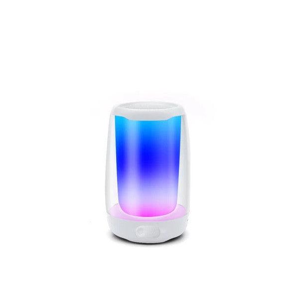 Torima Pluse4 Mini Portable Rgb Led Bluetooth Speaker White