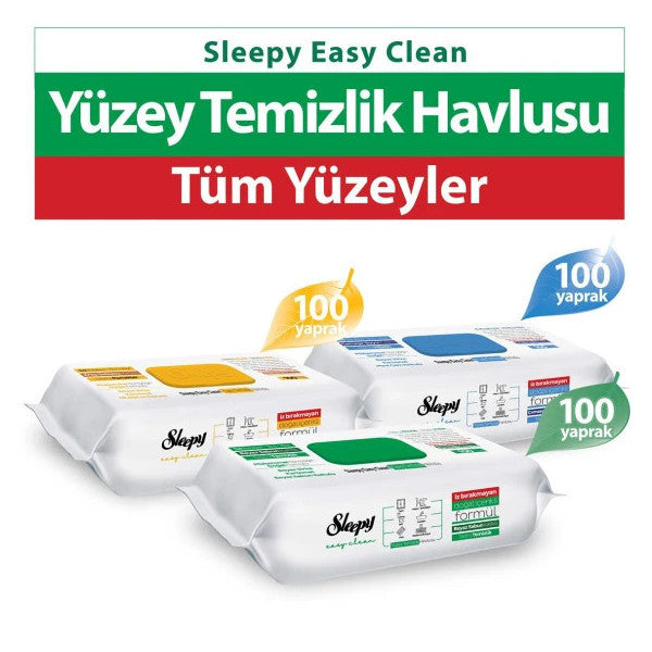 Sleepy Easy Clean White Soap Additive+Bleach Additive+Soap Additive 3X100 (300 Sheets)