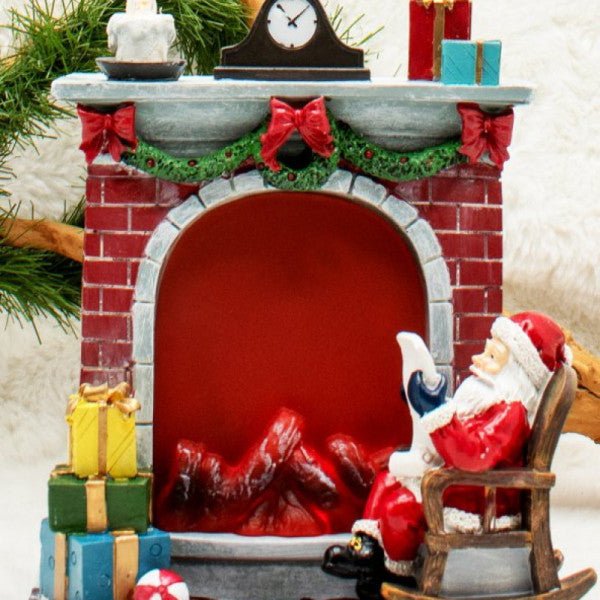 Waldern Luxury Christmas Themed Decorative Fireplace Christmas Ornament