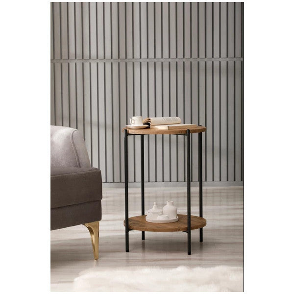 Arpelia Round Table Two-Storey Coffee Table Q42X60 Cm