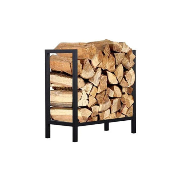 Evdesa Decorative Metal Fireplace Side Woodshed