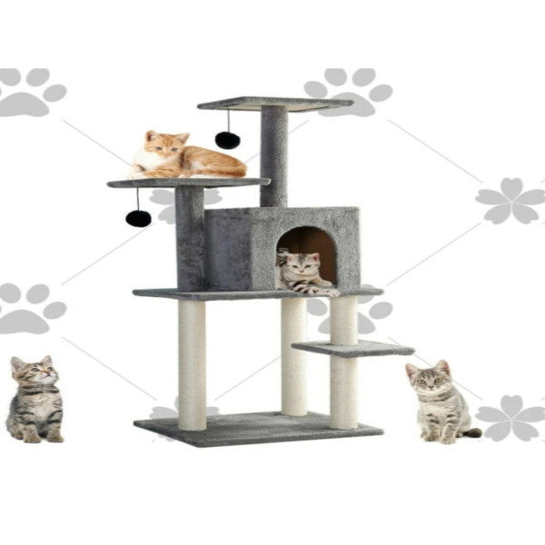 Double Step Cat Scratching House Nr-0061