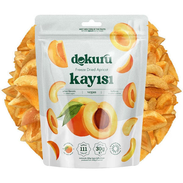 Freeze Dried Apricot Fruit Chips 30Gr