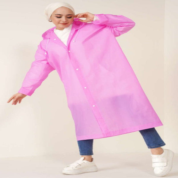 Waterproof Raincoat Pink