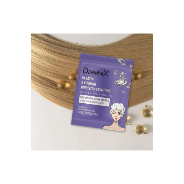 Derminix Keratin & Vitamin E & Coconut Oil Bone Hair Mask