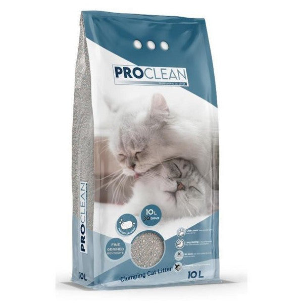 Proclean Fine Grained Marseille Soap Super Clumping Cat Litter 10Lt