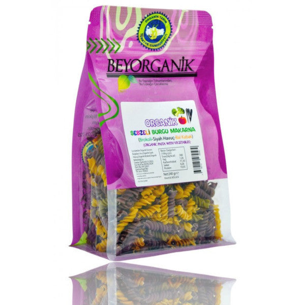 Beyorganik Organic Vegetable Spiral Pasta 240Gr