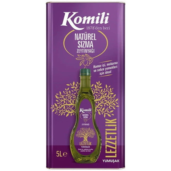 Komili Aegean Delicious Soft Natural Extra Virgin Olive Oil 5 Lt