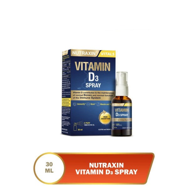 Nutrax's Vitamin D3. Spray 1000 Pieces 30Ml